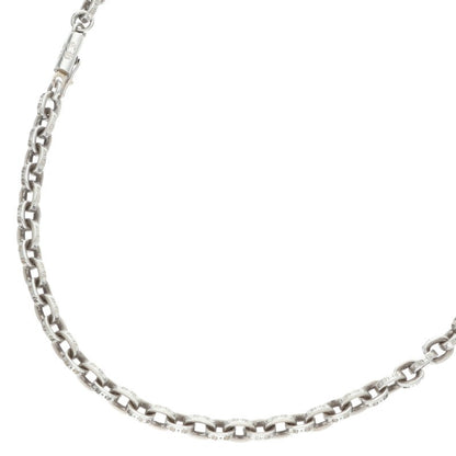 Chrome Hearts 925 Silver Paper Chain Necklace Size 20INCH