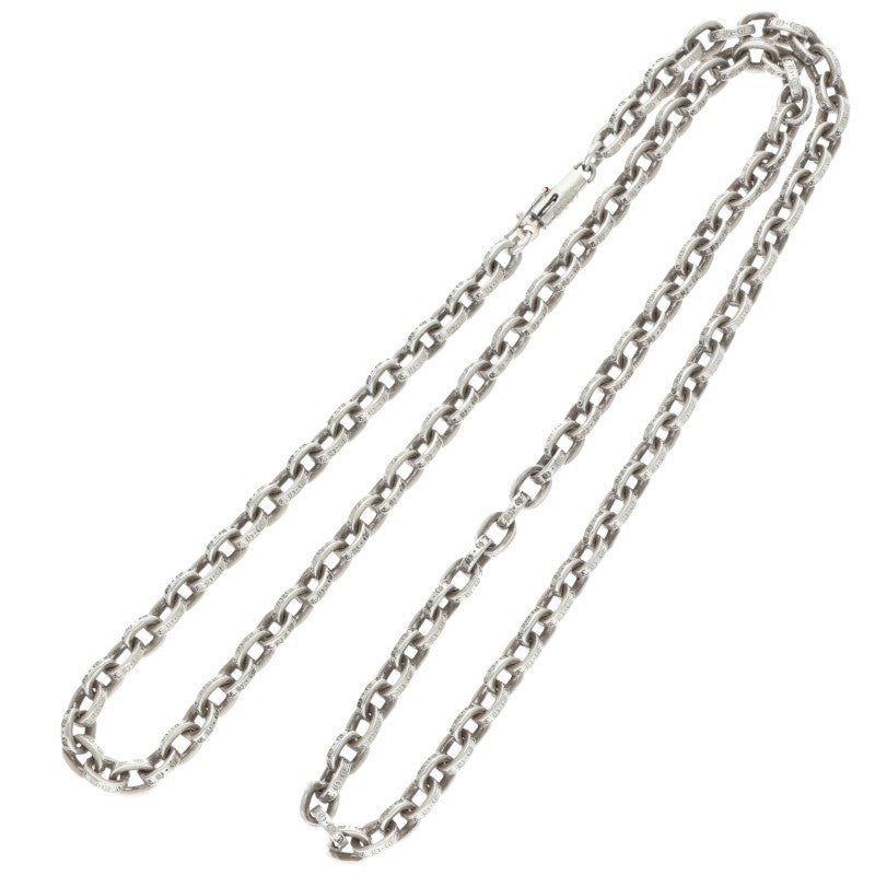 Chrome Hearts 925 Silver Paper Chain Necklace Size 20INCH