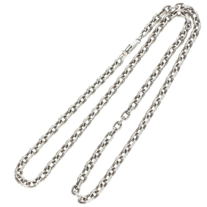 Chrome Hearts 925 Silver Paper Chain Necklace Size 20INCH