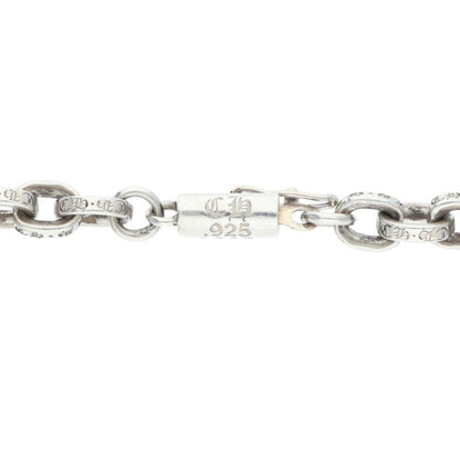 Chrome Hearts 925 Silver Paper Chain Necklace Size 20INCH