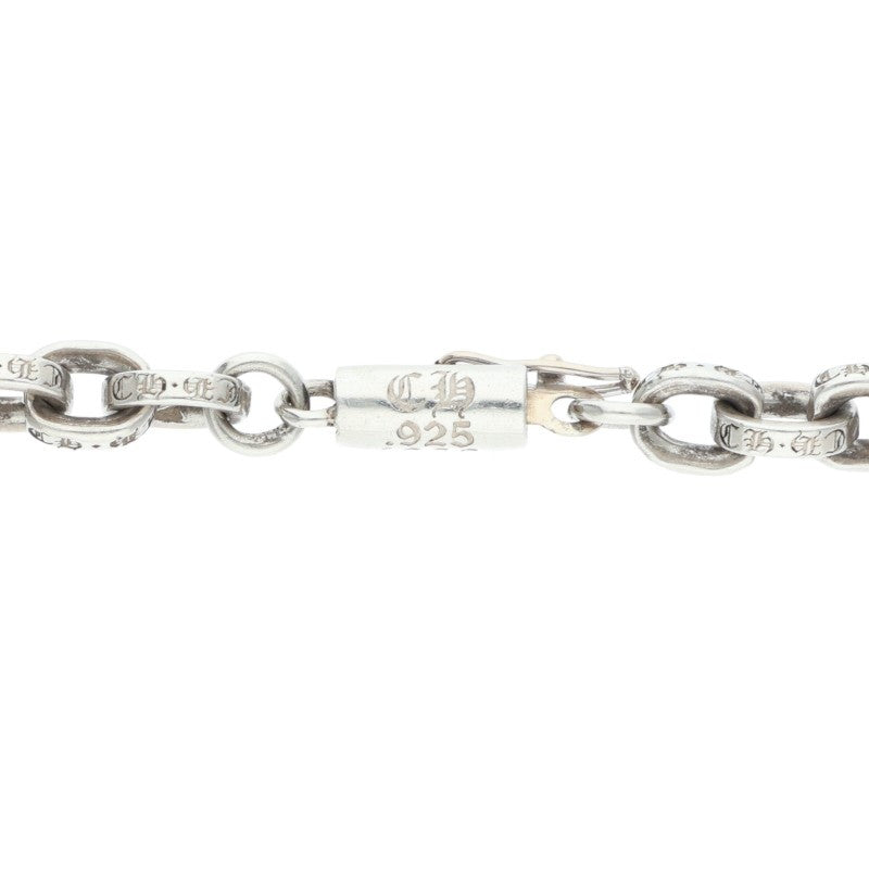 Chrome Hearts 925 Silver Paper Chain Necklace Size 20INCH