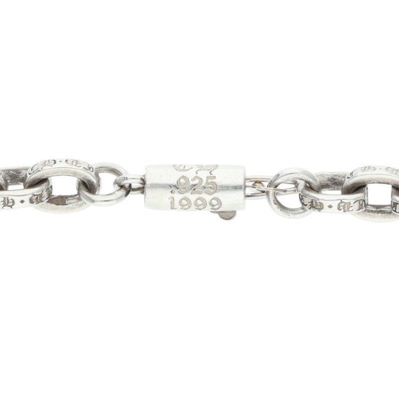 Chrome Hearts 925 Silver Paper Chain Necklace Size 20INCH