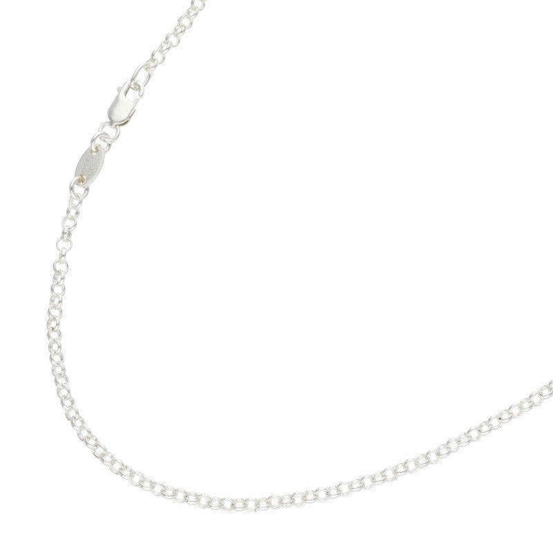 Chrome Hearts Roll Chain Silver Necklace Size 20 Inch