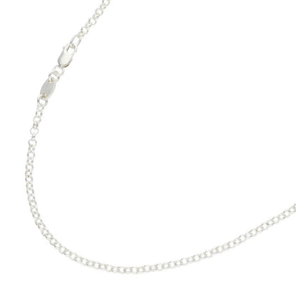 Chrome Hearts Roll Chain Silver Necklace Size 20 Inch