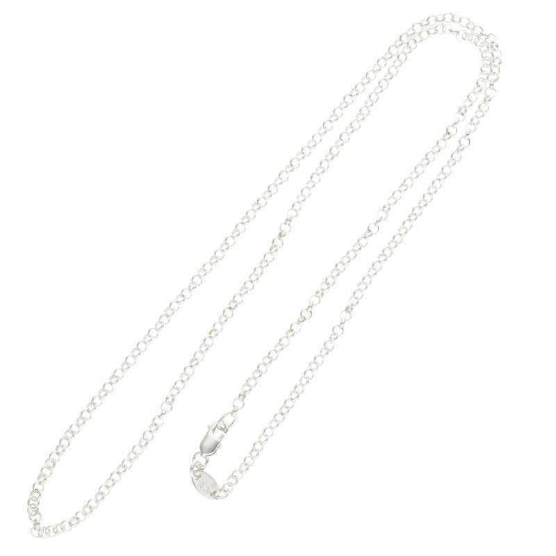 Chrome Hearts Roll Chain Silver Necklace Size 20 Inch