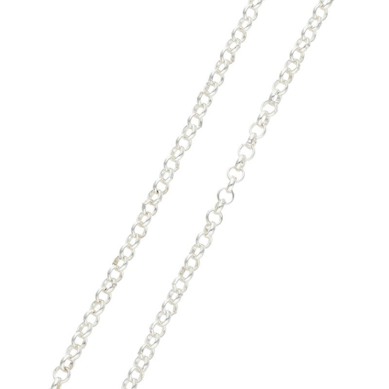 Chrome Hearts Roll Chain Silver Necklace Size 20 Inch