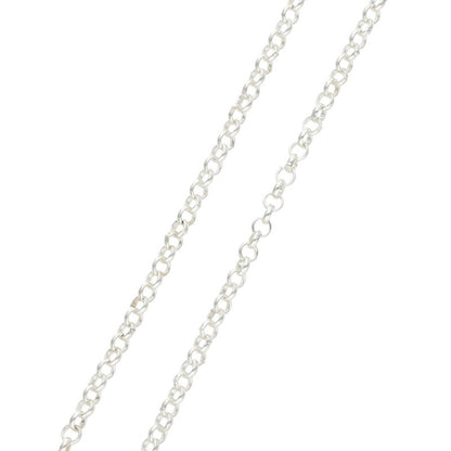 Chrome Hearts Roll Chain Silver Necklace Size 20 Inch