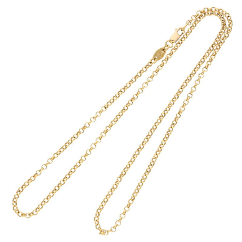 Chrome Hearts 22K Yellow Gold Chain Necklace Size 18INCH
