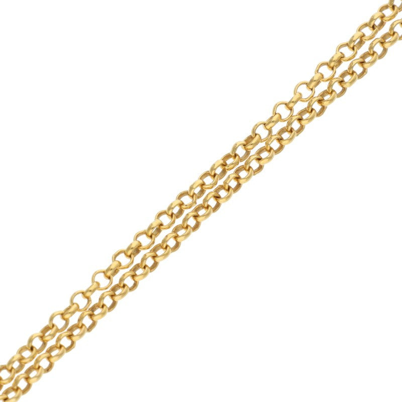 Chrome Hearts 22K Yellow Gold Chain Necklace Size 18INCH