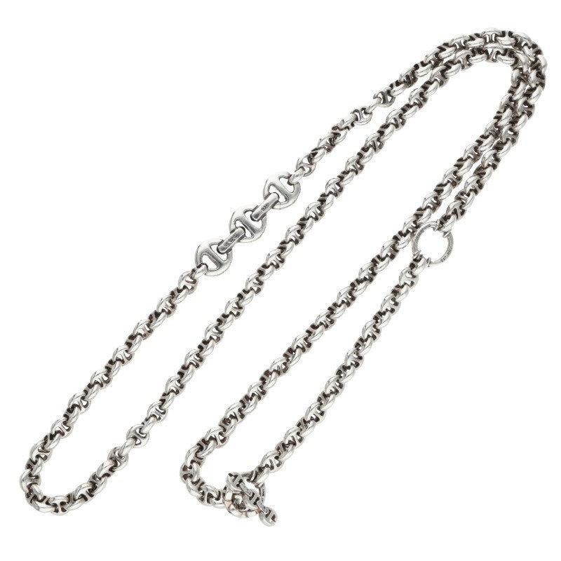 HOORSENBUHS 925 Silver 6P Open-Link Necklace Size 30INCH