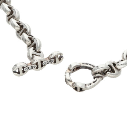 HOORSENBUHS 925 Silver 6P Open-Link Necklace Size 30INCH