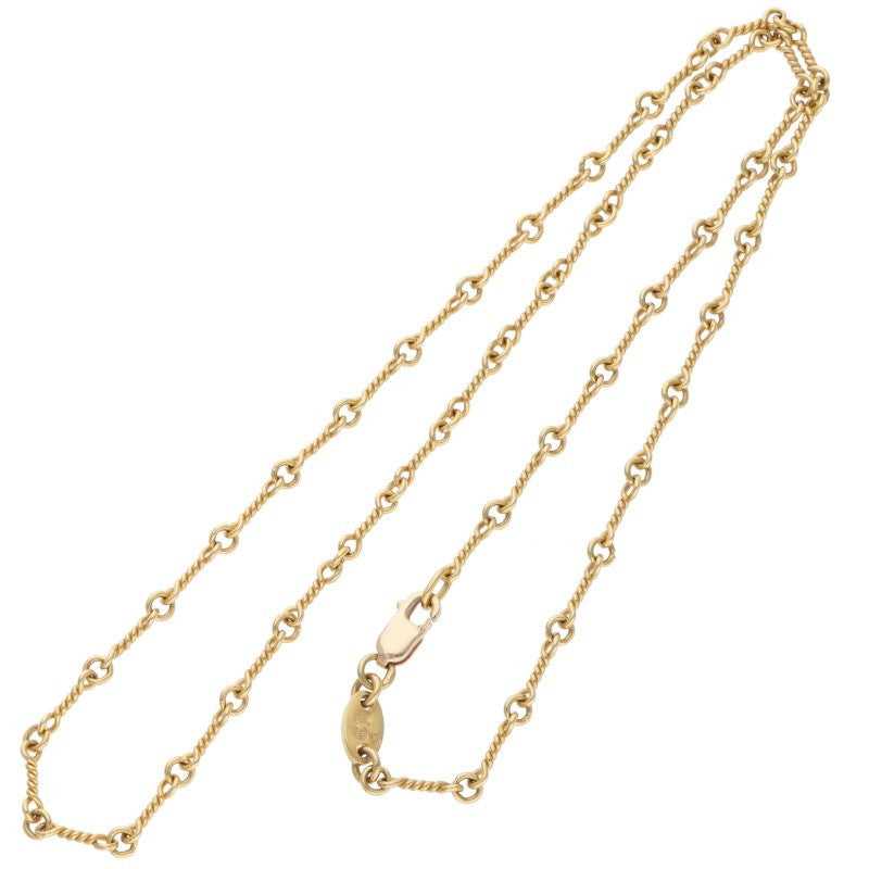 Chrome Hearts 22K Yellow Gold Chain Necklace Size 16INCH