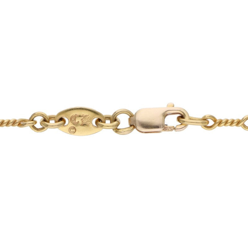 Chrome Hearts 22K Yellow Gold Chain Necklace Size 16INCH