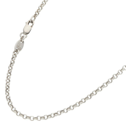 Chrome Hearts 925 Silver Roll Chain Necklace Size 18INCH