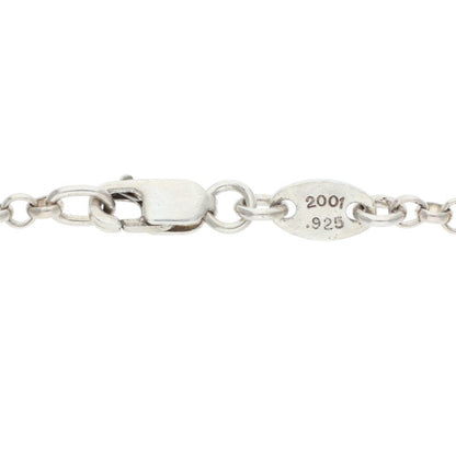 Chrome Hearts 925 Silver Roll Chain Necklace Size 18INCH