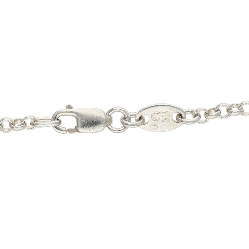 Chrome Hearts R18 Roll Chain Silver Necklace Size 18INCH
