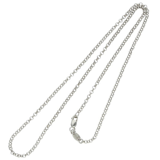Chrome Hearts R18 Roll Chain Silver Necklace Size 18INCH