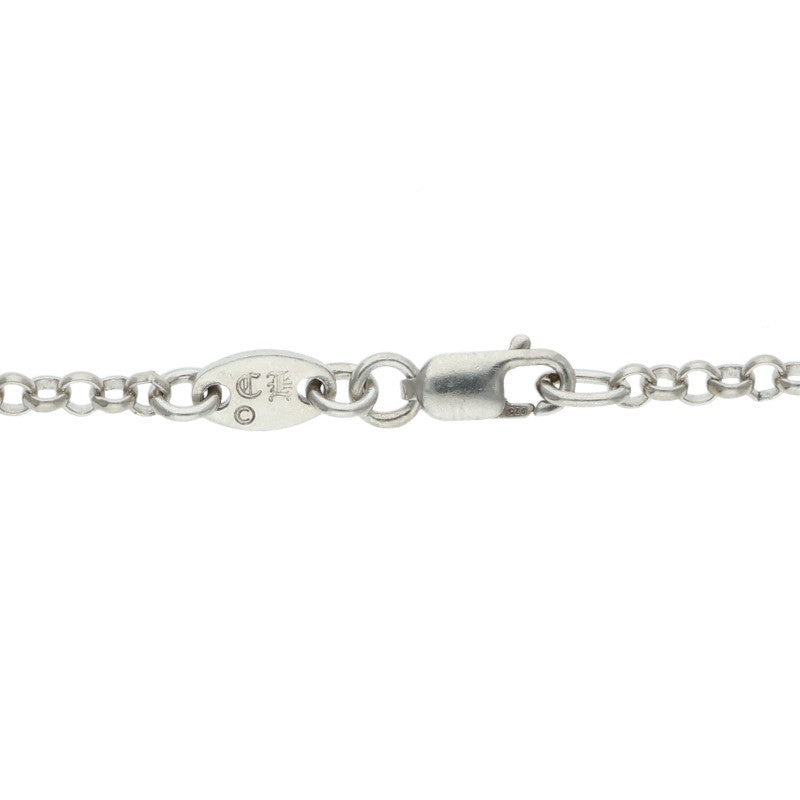 Chrome Hearts R18 Roll Chain Silver Necklace Size 18INCH