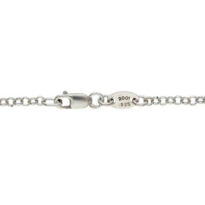 Chrome Hearts R18 Roll Chain Silver Necklace Size 18INCH