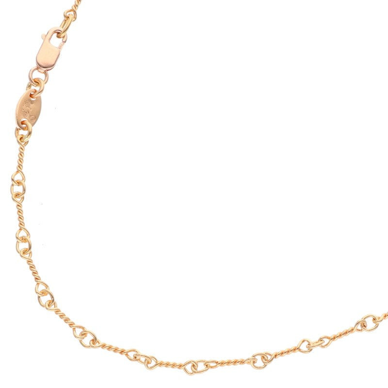Chrome Hearts 22K T18 Twist Chain Gold Necklace Size 18INCH
