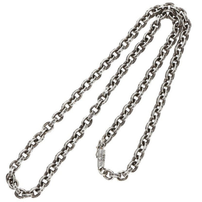 Chrome Hearts Paper Chain Silver Necklace Size 18INCH