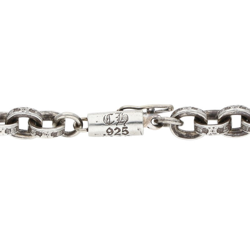 Chrome Hearts Paper Chain Silver Necklace Size 18INCH