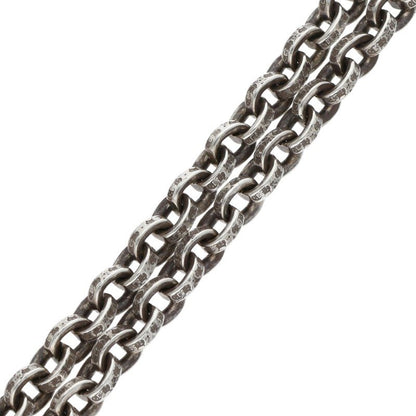 Chrome Hearts Paper Chain Silver Necklace Size 18INCH