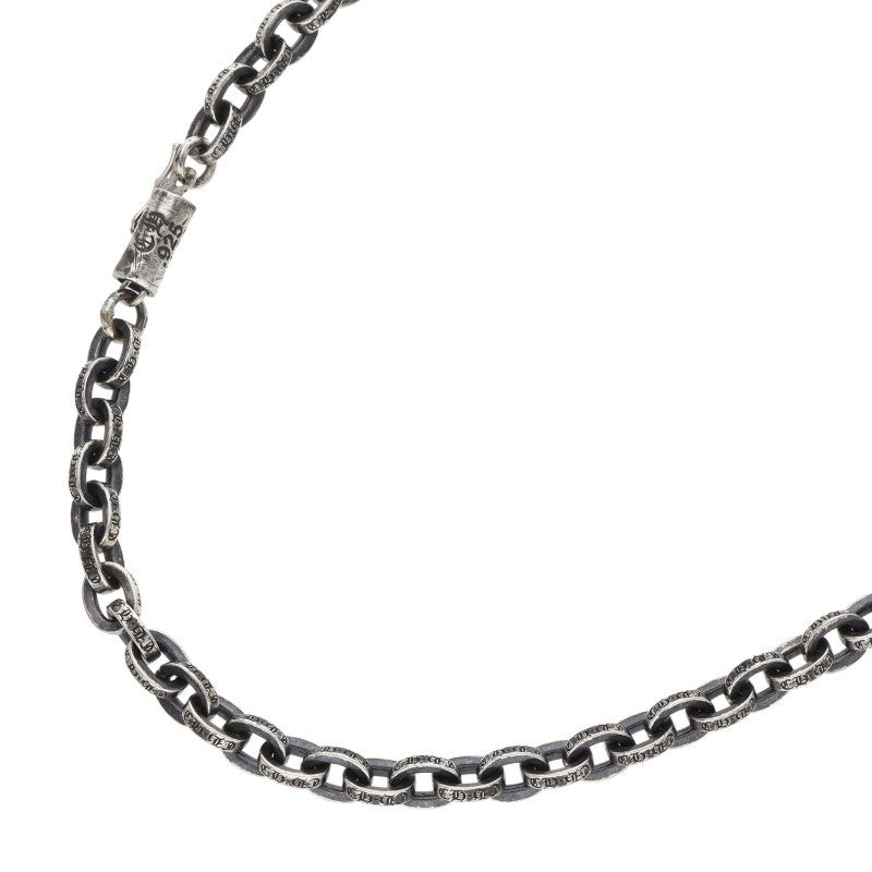 Chrome Hearts Paper Chain Silver Necklace Size 24INCH