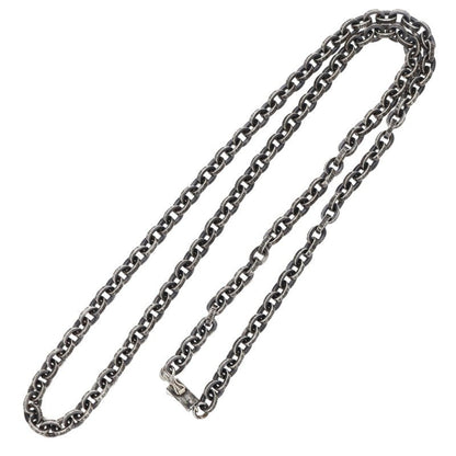 Chrome Hearts Paper Chain Silver Necklace Size 24INCH