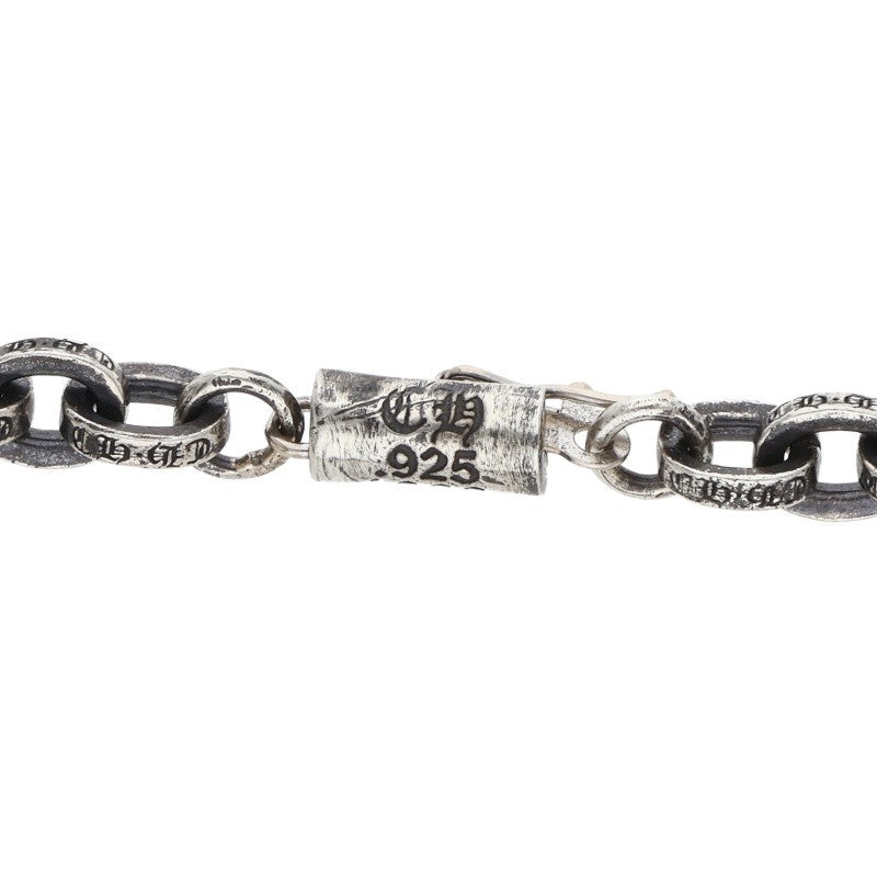 Chrome Hearts Paper Chain Silver Necklace Size 24INCH