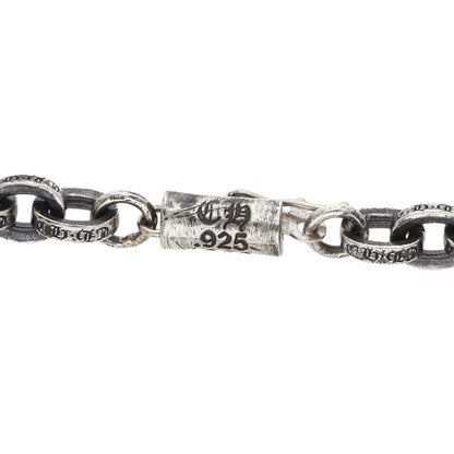Chrome Hearts Paper Chain Silver Necklace Size 24INCH