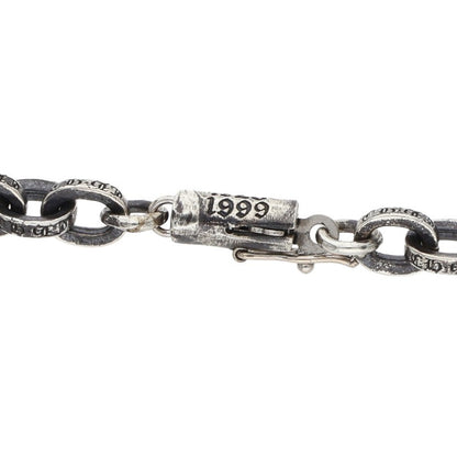 Chrome Hearts Paper Chain Silver Necklace Size 24INCH
