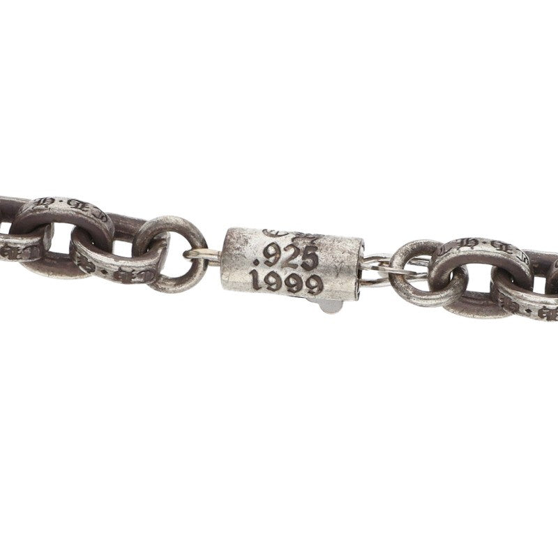 Chrome Hearts Paper Chain Silver Necklace Size 20INCH