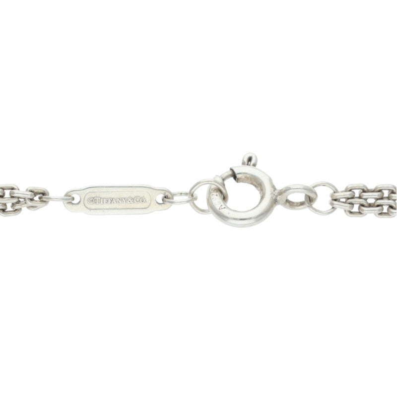 TIFFANY&Co. HardWear Double Link Silver Necklace Size 16INCH