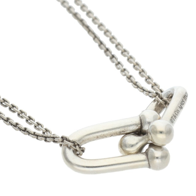 TIFFANY&Co. HardWear Double Link Silver Necklace Size 16INCH