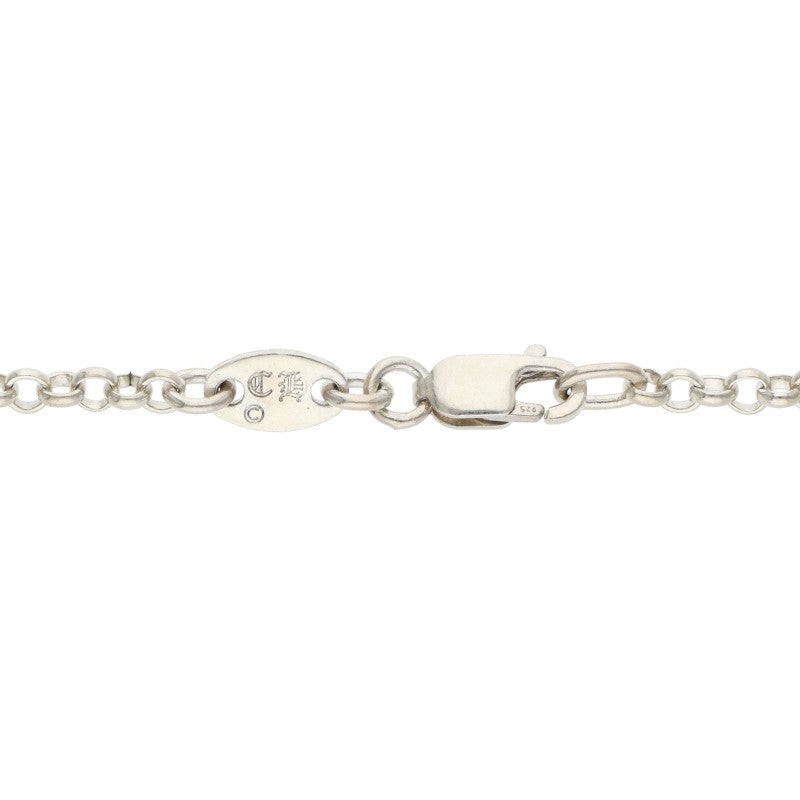 Chrome Hearts R24 Roll Chain Silver Necklace Size 24