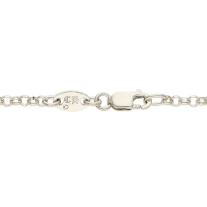 Chrome Hearts R24 Roll Chain Silver Necklace Size 24