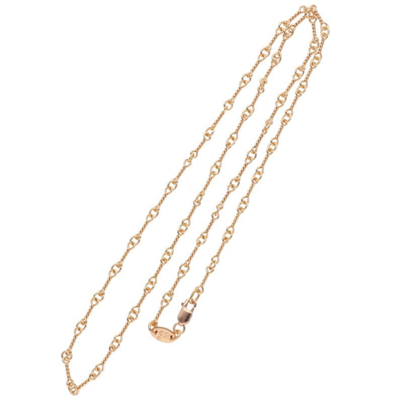 Chrome Hearts 22K T18 Twist Chain Gold Yellow Size 18INCH