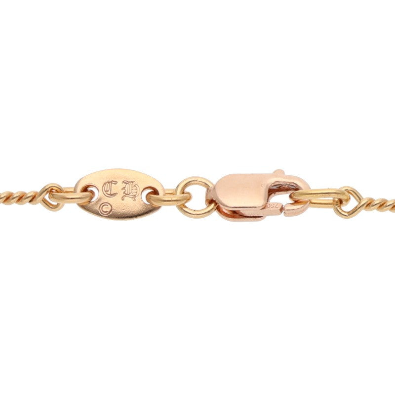 Chrome Hearts 22K T18 Twist Chain Gold Yellow Size 18INCH