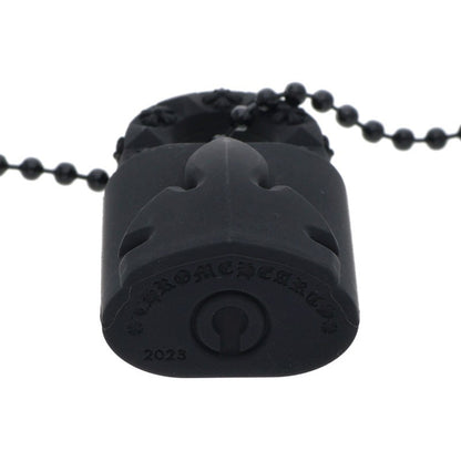 Chrome Hearts Rubber Padlock Silicone Necklace Size ONE SIZE