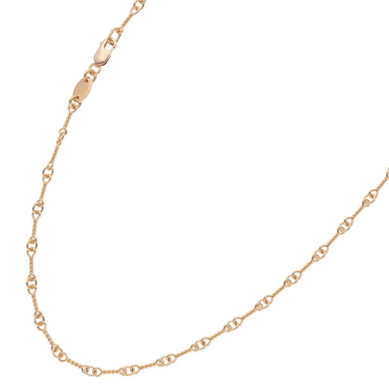 Chrome Hearts 22K Twist Chain Gold Necklace Size 18INCH