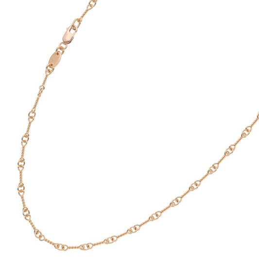 Chrome Hearts 22K Twist Chain Gold Necklace Size 18INCH