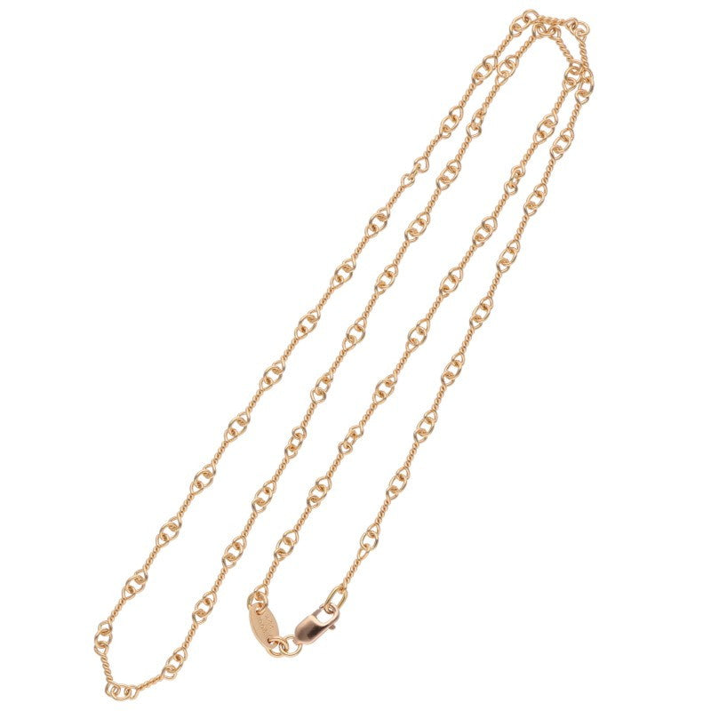 Chrome Hearts 22K Twist Chain Gold Necklace Size 18INCH