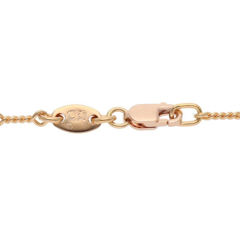 Chrome Hearts 22K Twist Chain Gold Necklace Size 18INCH