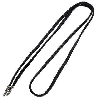 Chrome Hearts Scroll Leather Braid Necklace Size ONE SIZE