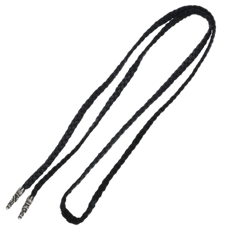 Chrome Hearts Scroll Leather Braid Necklace Size ONE Multi