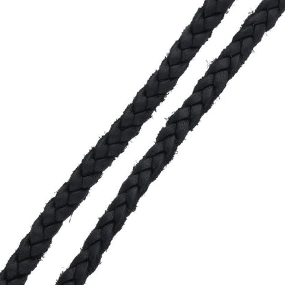 Chrome Hearts Scroll Leather Braid Necklace Size ONE Multi