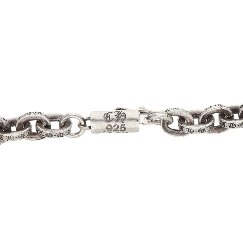 Chrome Hearts Paper Chain Silver Necklace Size 20INCH