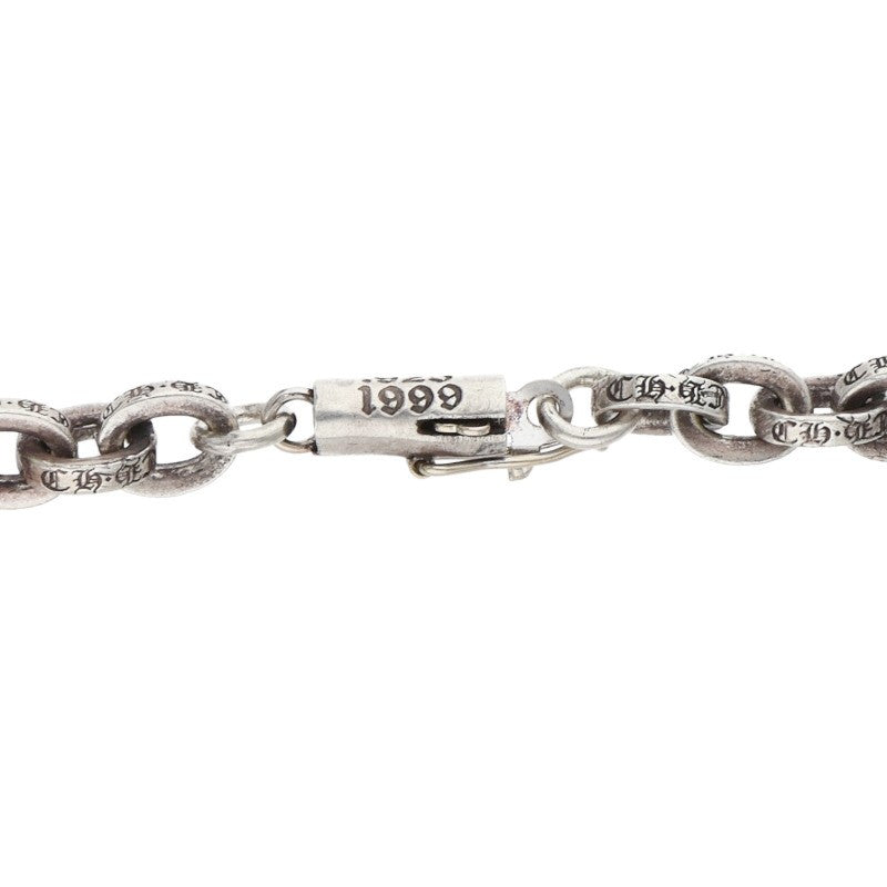 Chrome Hearts Paper Chain Silver Necklace Size 20INCH