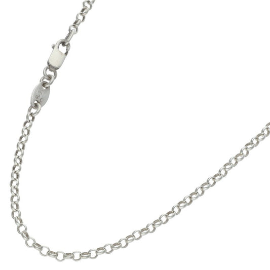 Chrome Hearts Roll Chain Silver Necklace Size 18INCH